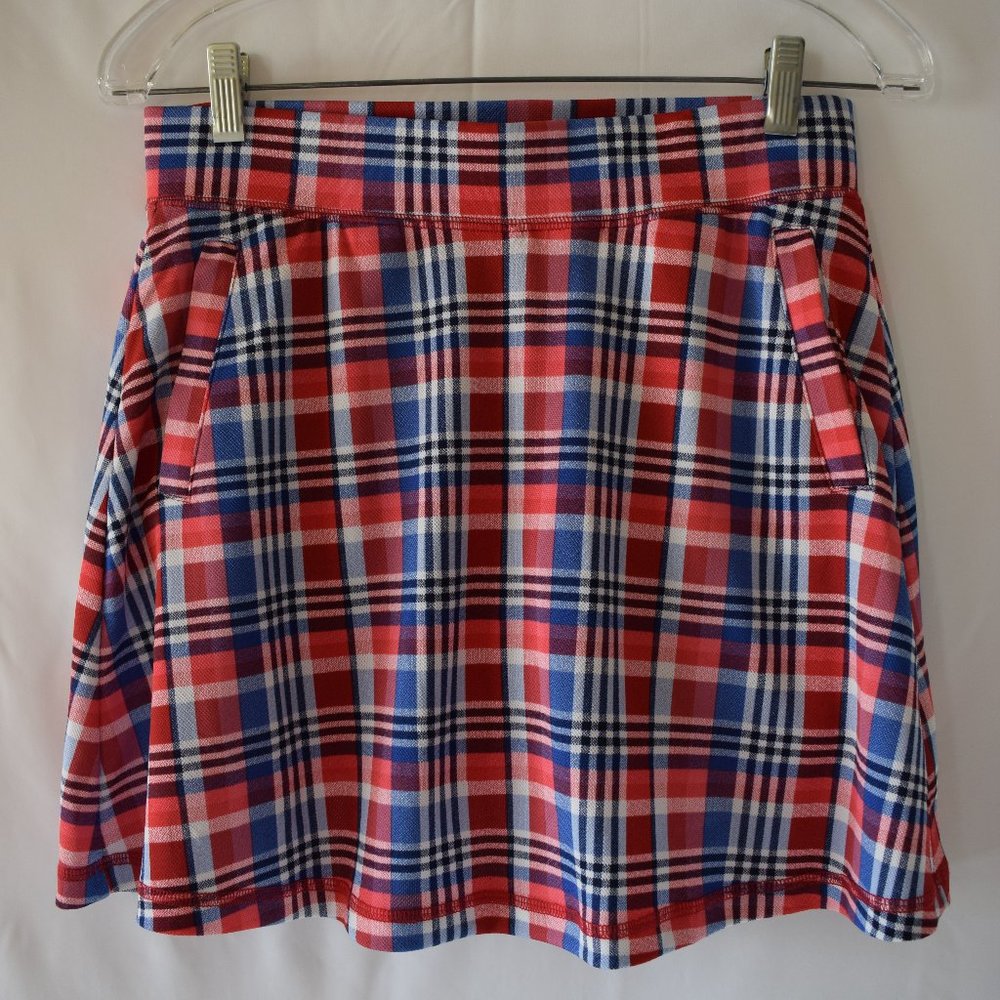 2/30$ T by Talbots Checked Skort Small Petite